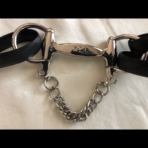 Ralph Lauren Tri-Strap Leather Belt